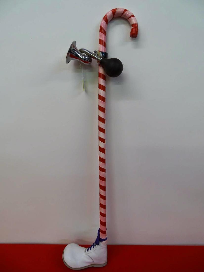 JACKIE LE CLAIRE CLOWN WALKING CANE (1 of 2)
