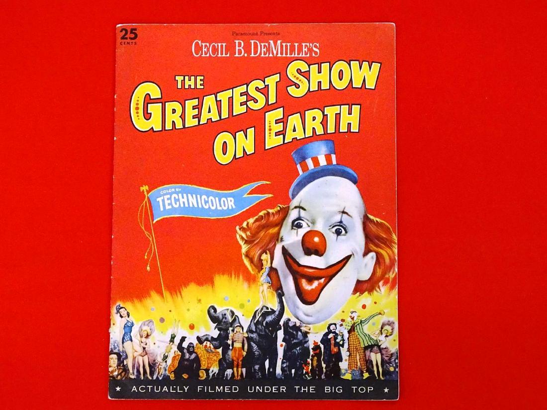 GREATEST SHOW ON EARTH, PARAMOUNT PICTURES BOOKLET (1 of 2)