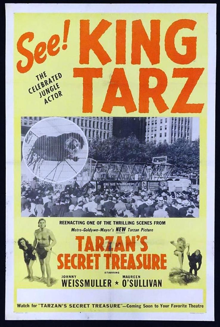 SEE KING TARZ - TARZAN'S SECRET TREASURE POSTER (1 of 2)