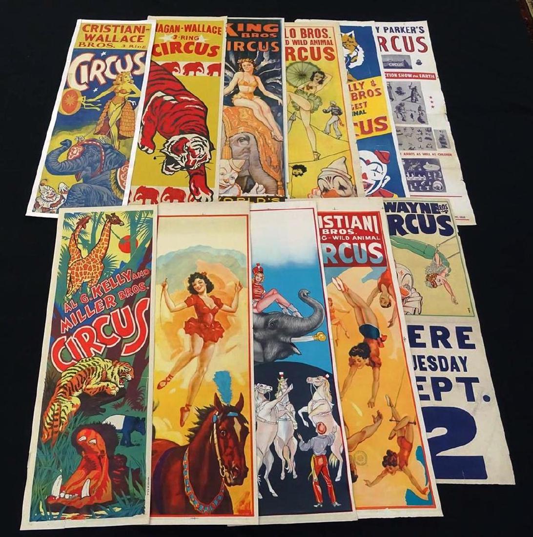 COLLECTION OF CIRCUS PANEL POSTERS (1 of 1)