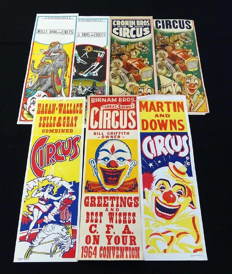 COLLECTION OF CIRCUS PANEL POSTERS (1 of 1)
