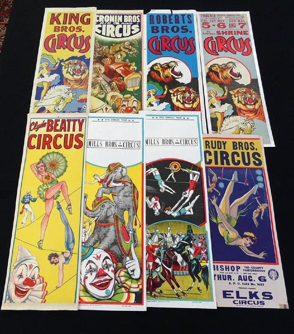 COLLECTION OF CIRCUS PANEL POSTERS (1 of 1)