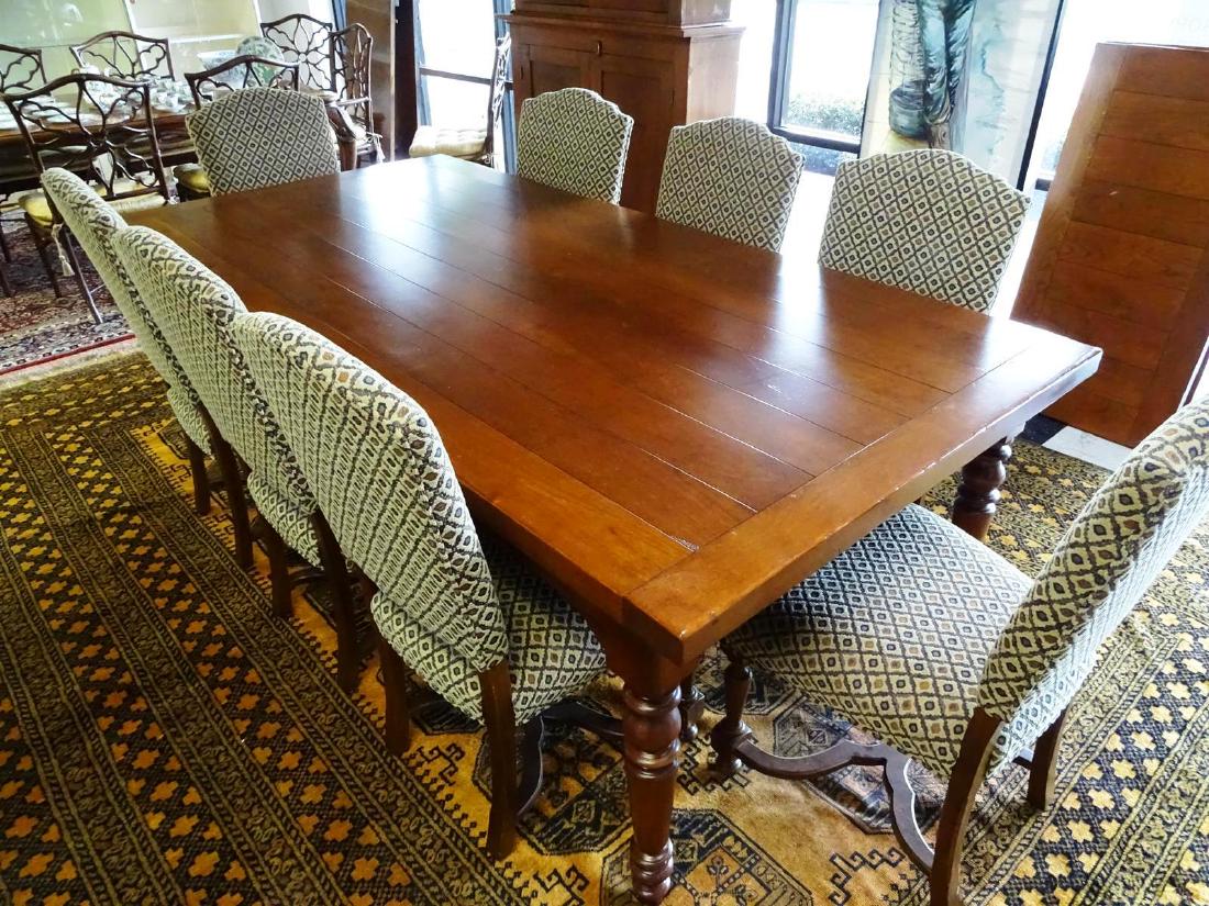 American 20th C Custom Farm Table