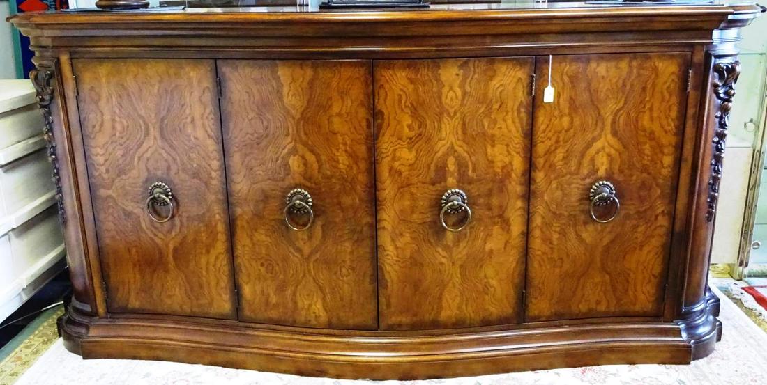 HENREDON AMALFI COAST BUFFET SIDEBOARD: CABINET IS IN EXCELLENT CONDITION. 96"W, 25"D, 43"H