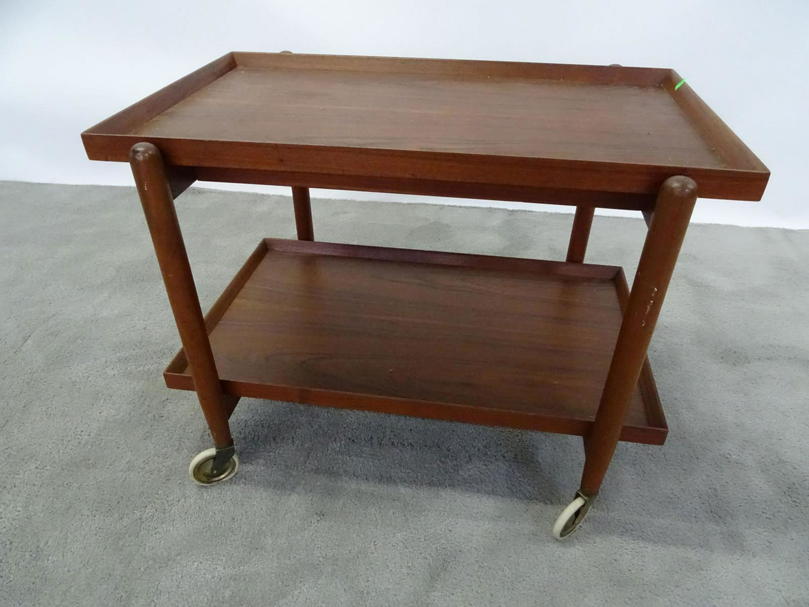 POUL HUNDEVAD TEAK BAR CART: SEE TITLE