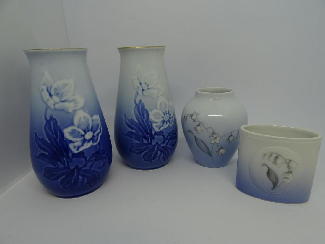 BING AND GRONDAHL PORCELAIN GROUPING: SEE TITLE