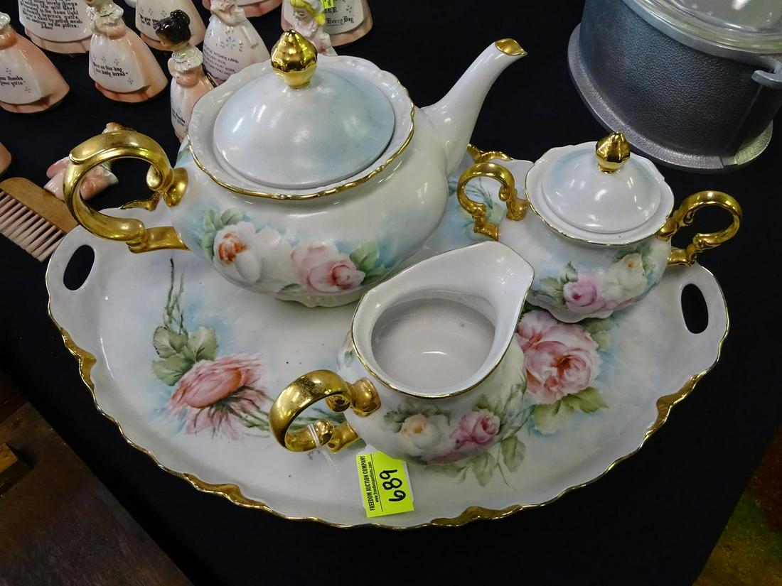 HUTCHENREUTHER TEA SET: SEE TITLE