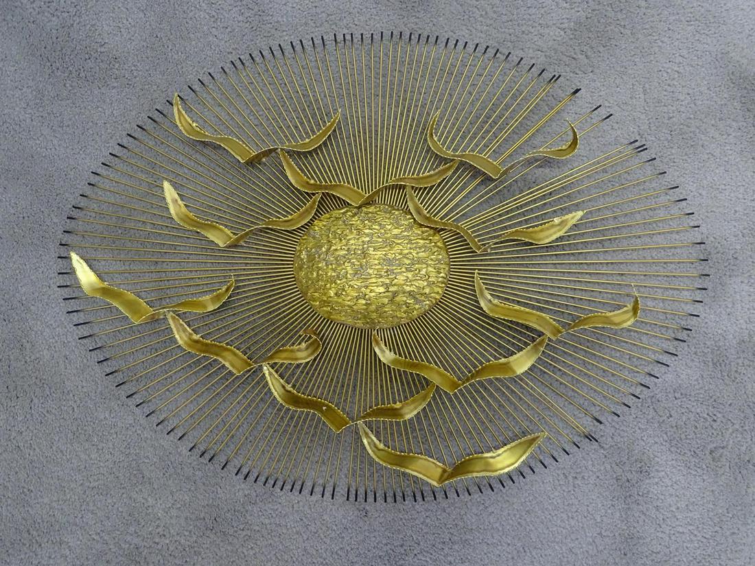 DUVALL METAL WALL ART SCULPTURE: 27"W