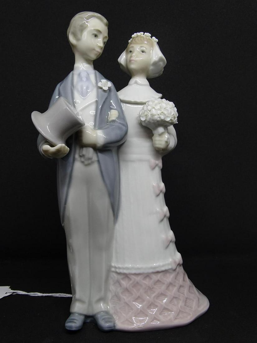 Beautiful Lladro Bride And Groom Retired 1404 Jan 07 2018