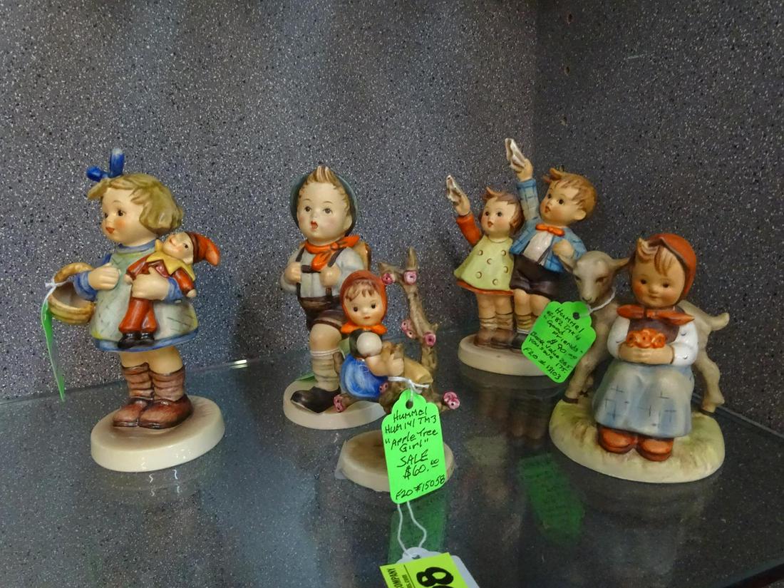 5 GOEBEL HUMMEL FIGURES: SEE TITLE