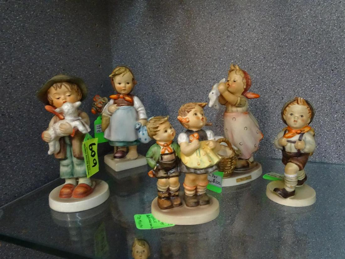 5 GOEBEL HUMMEL FIGURES: SEE TITLE