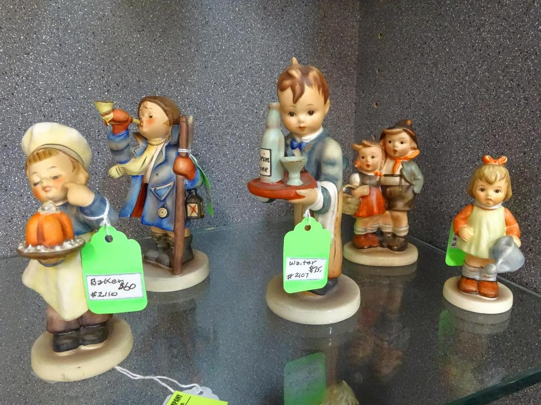 5 GOEBEL HUMMEL FIGURES: SEE TITLE