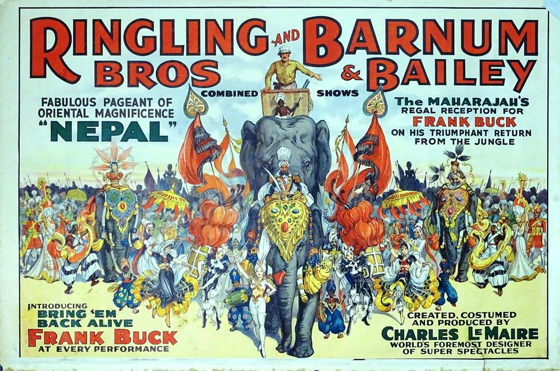 RINGLING BROS. AND BARNUM & BAILEY CIRCUS POSTER (1 of 1)