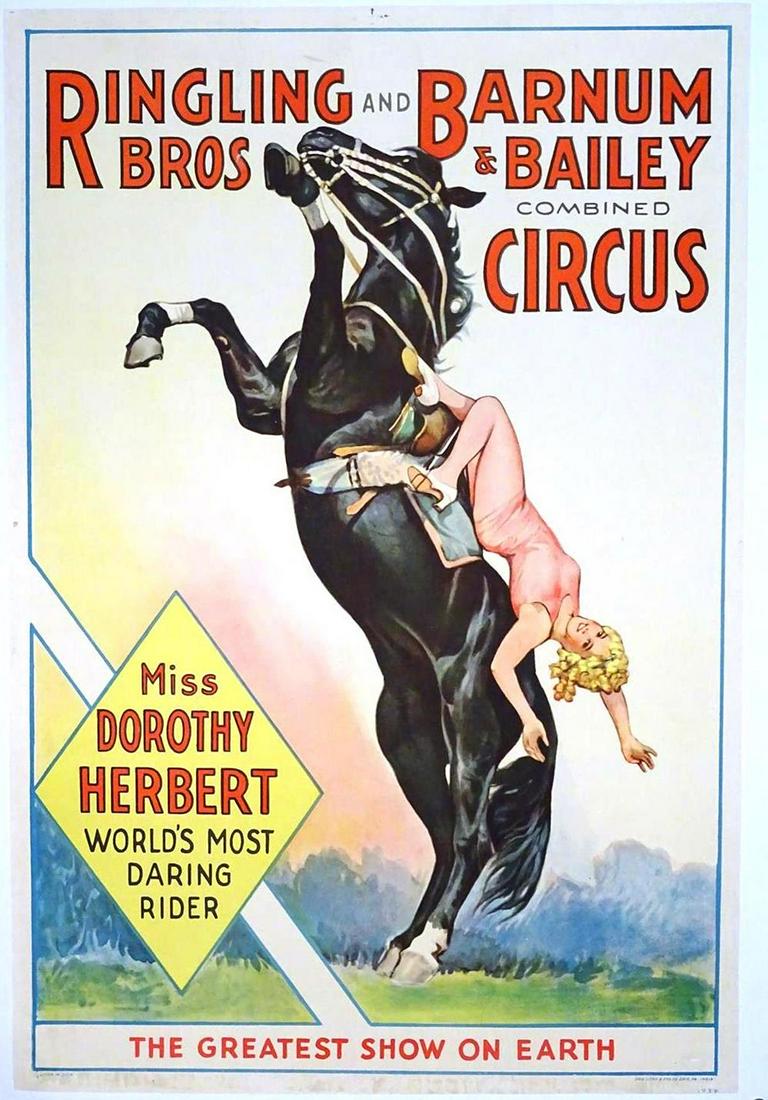 RINGLING BROS. AND BARNUM & BAILEY CIRCUS POSTER (1 of 1)