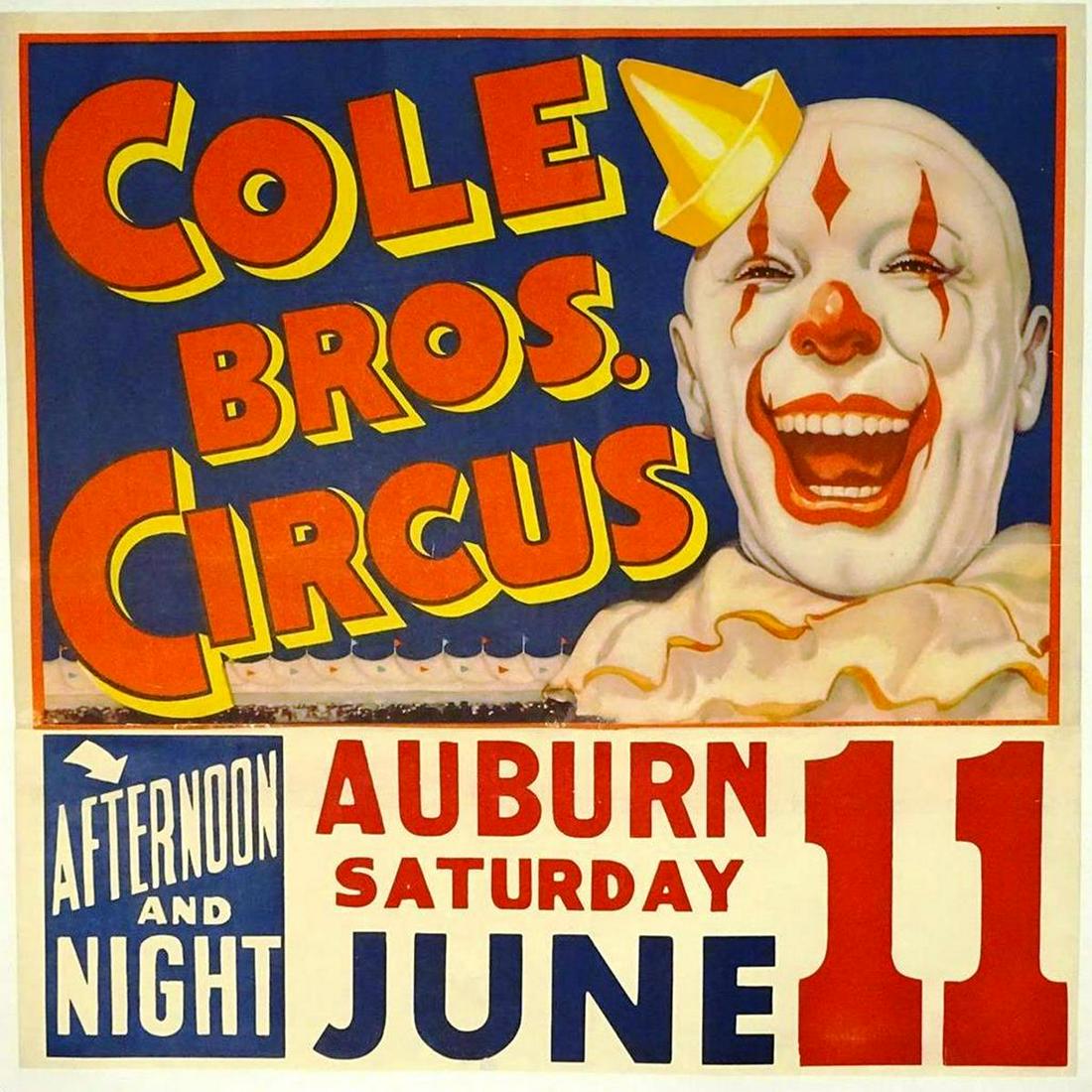COLE BROS. CIRCUS POSTER (1 of 1)