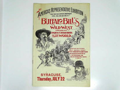 BUFFALO BILL COURIER: C.1900, SYRACUSE, N.J. INCLUDES ILLUSTRATIONS OF THE SHOW.