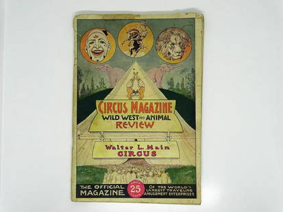 WALTER L. MAIN WILD WEST AND ANIMAL REVIEW: C.1929