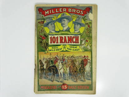 1927 MILLER BROS./101 RANCH PROGRAM: SEE TITLE