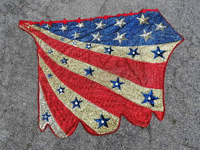 VARGAS CIRCUS ELEPHANT SIDE DRAPE: SEE TITLE