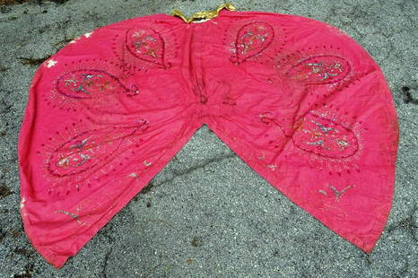 CIRCUS ELEPHANT CAPE: SIGNED "RHANI"