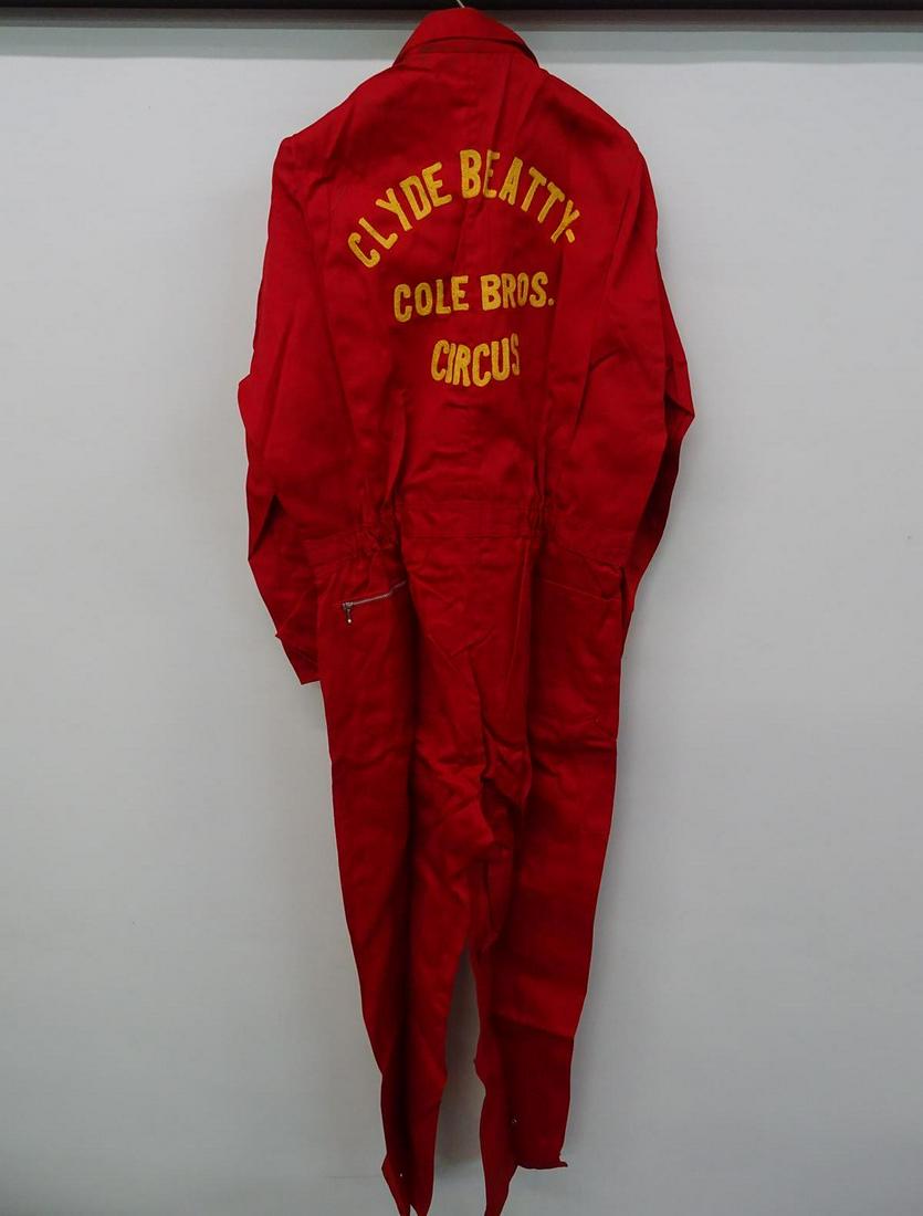 CLYDE BEATTY COLE BROS. CIRCUS WORKER JUMPSUIT (1 of 2)