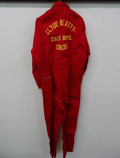 CLYDE BEATTY COLE BROS. CIRCUS WORKER JUMPSUIT: SEE TITLE