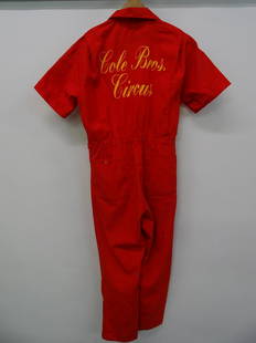 COLE BROS. CIRCUS WORKER JUMPSUIT: SEE TITLE