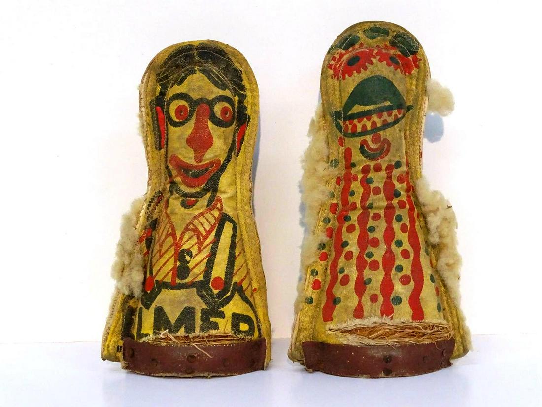 PAIR OF CARNIVAL KNOCK DOWN PUNKS (1 of 1)