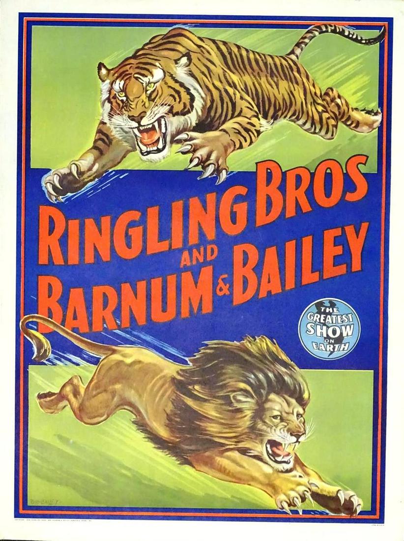RINGLING BROS. AND BARNUM & BAILEY CIRCUS POSTER (1 of 1)