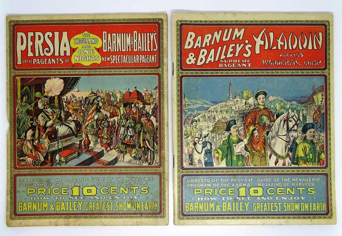 PAIR - BARNUM & BAILEY PROGRAMS (1 of 1)