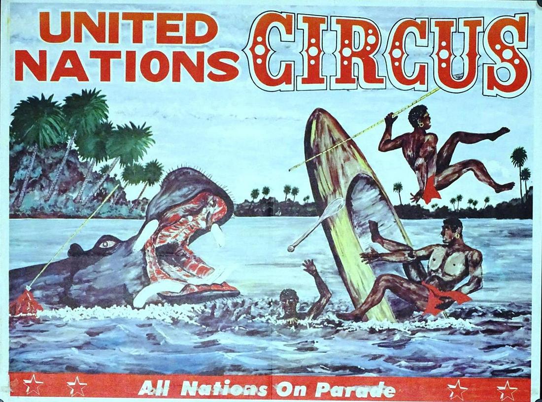 UNITED NATIONS CIRCUS POSTER (1 of 1)