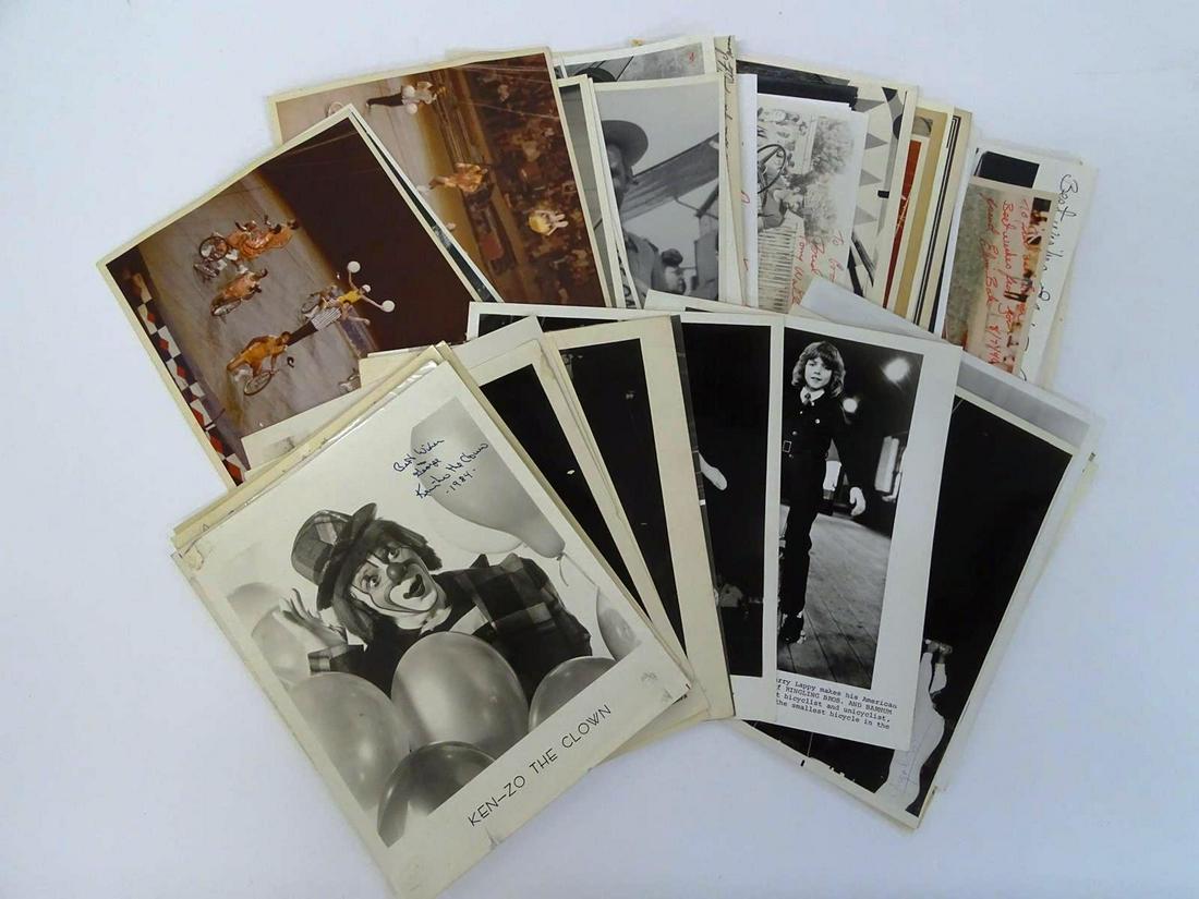 COLLECTION OF AUTOGRAPHED CIRCUS PHOTOGRAPHS (1 of 1)