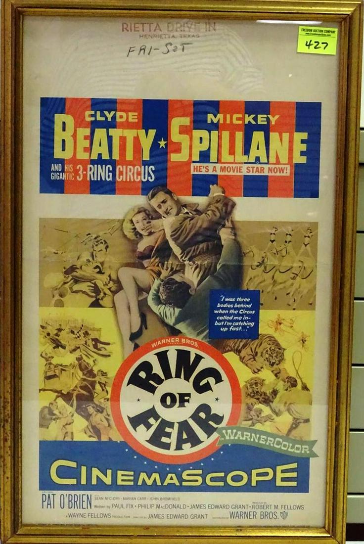 "RING OF FEAR" MOVIE LOBBY CARD (1 of 1)