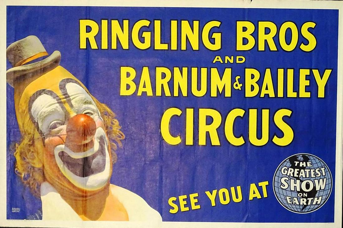 RINGLING BROS. AND BARNUM & BAILEY CIRCUS POSTER (1 of 1)