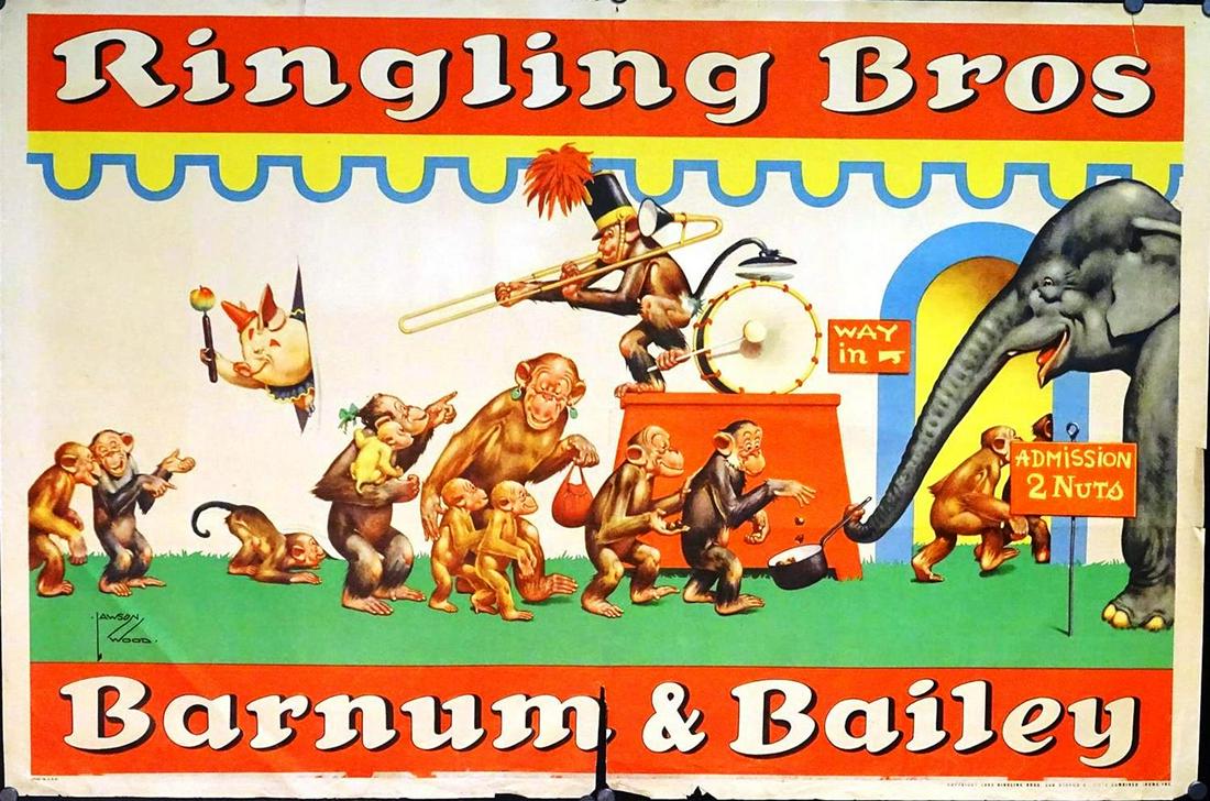 RINGLING BROS. AND BARNUM & BAILEY CIRCUS POSTER (1 of 1)