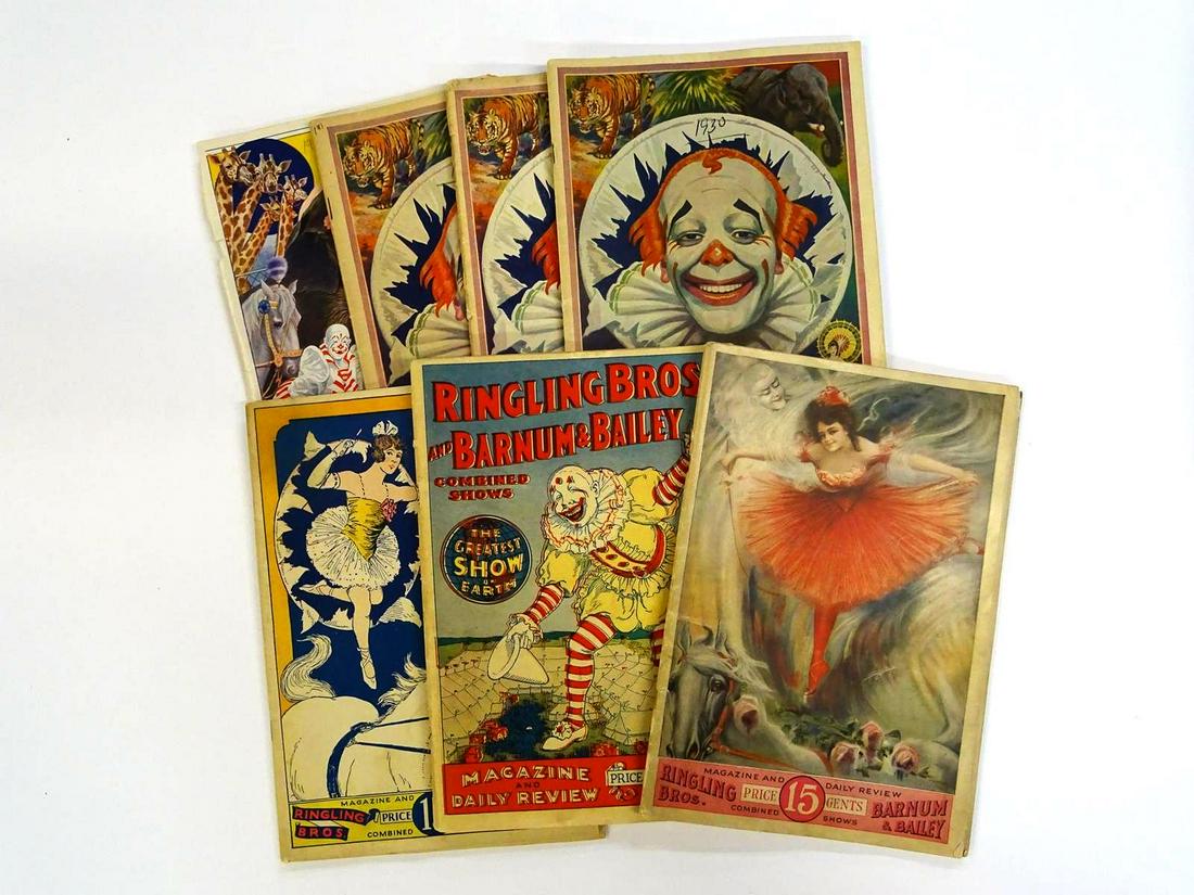 1920'S-30'S RBBB CIRCUS PROGRAMS (1 of 1)