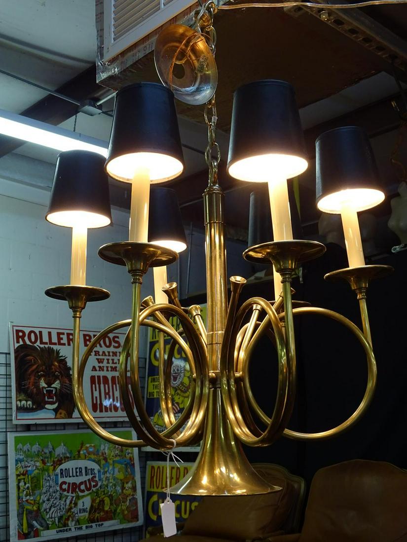 FREDERICK COOPER TRUMPET CHANDELIER: SEE TITLE