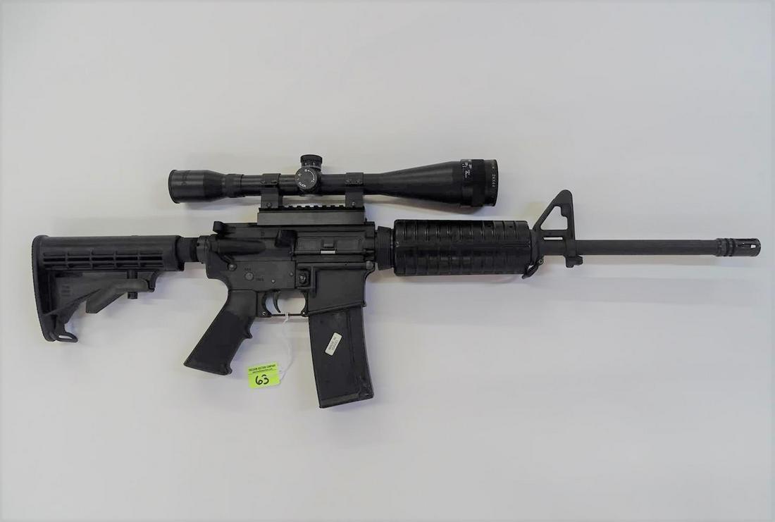DPMS PANTHER ARMS MODEL A15: 2.23/5.56, SERIAL F025920K. BSA PLATINUM SCOPE 24X44.