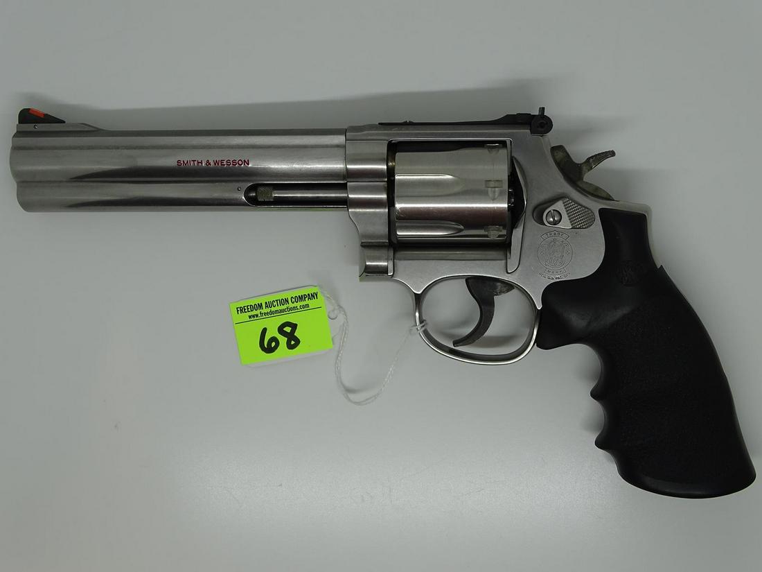 SMITH & WESSON 686-5 REVOLVER: 357 MAGNUM, SERIAL CDD1767. HARDCASE & PAPERS.