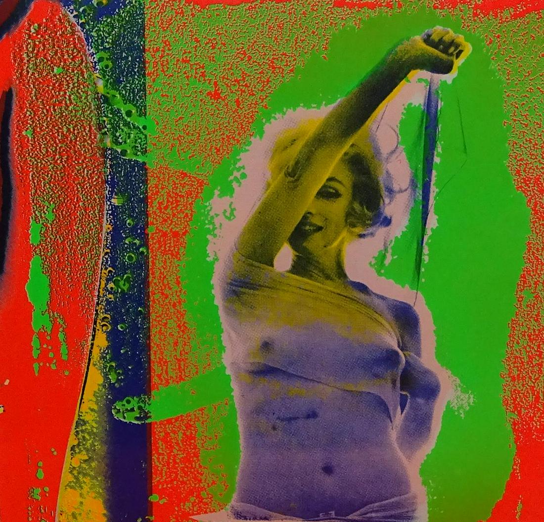 BERT STERN - MARILYN MONROE SERIGRAPH: C.1968. 18"X18" OVERALL.