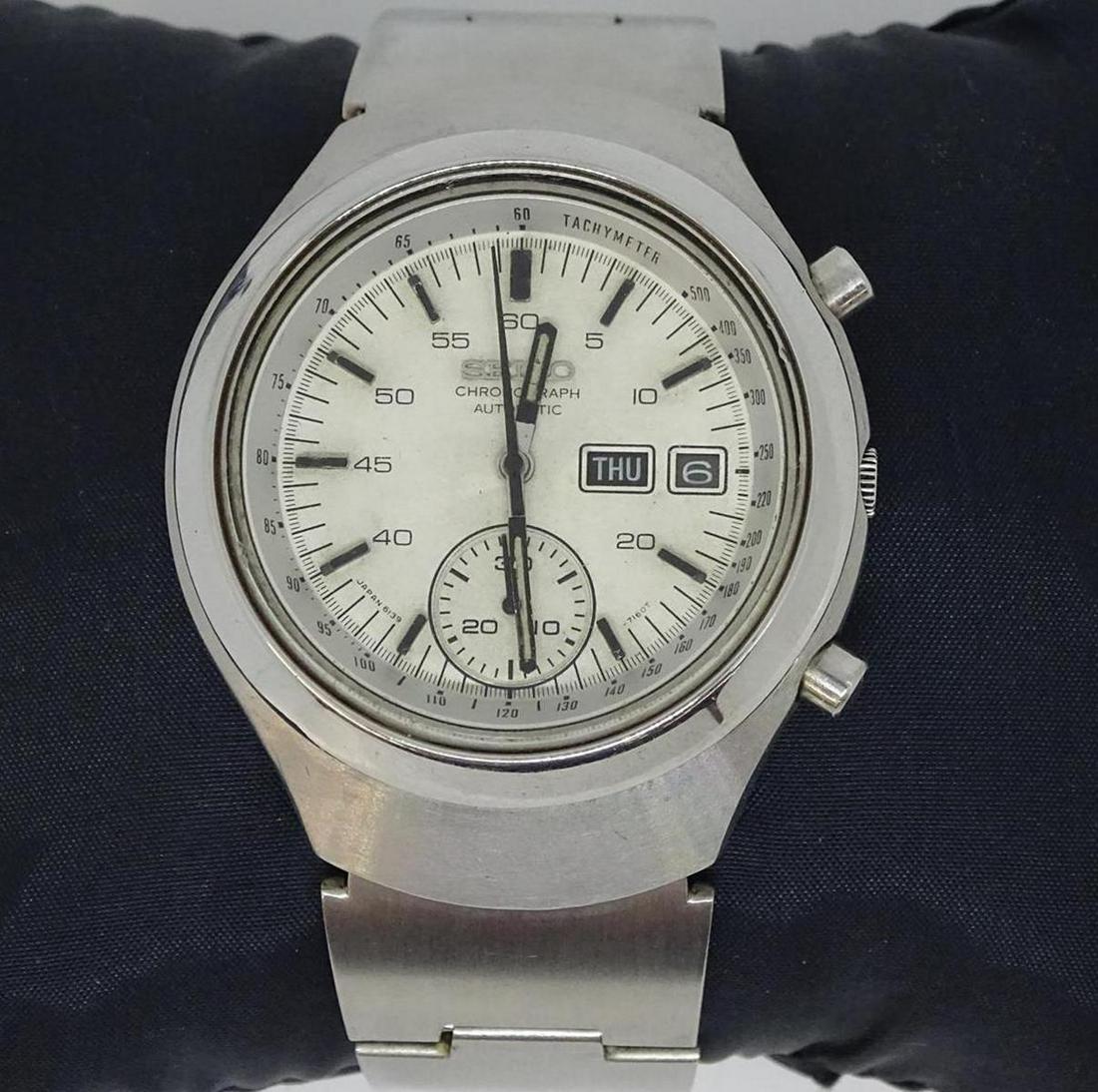 SEIKO 6309-8190 HELMET WATCH: AUTOMATIC, RUNNING.