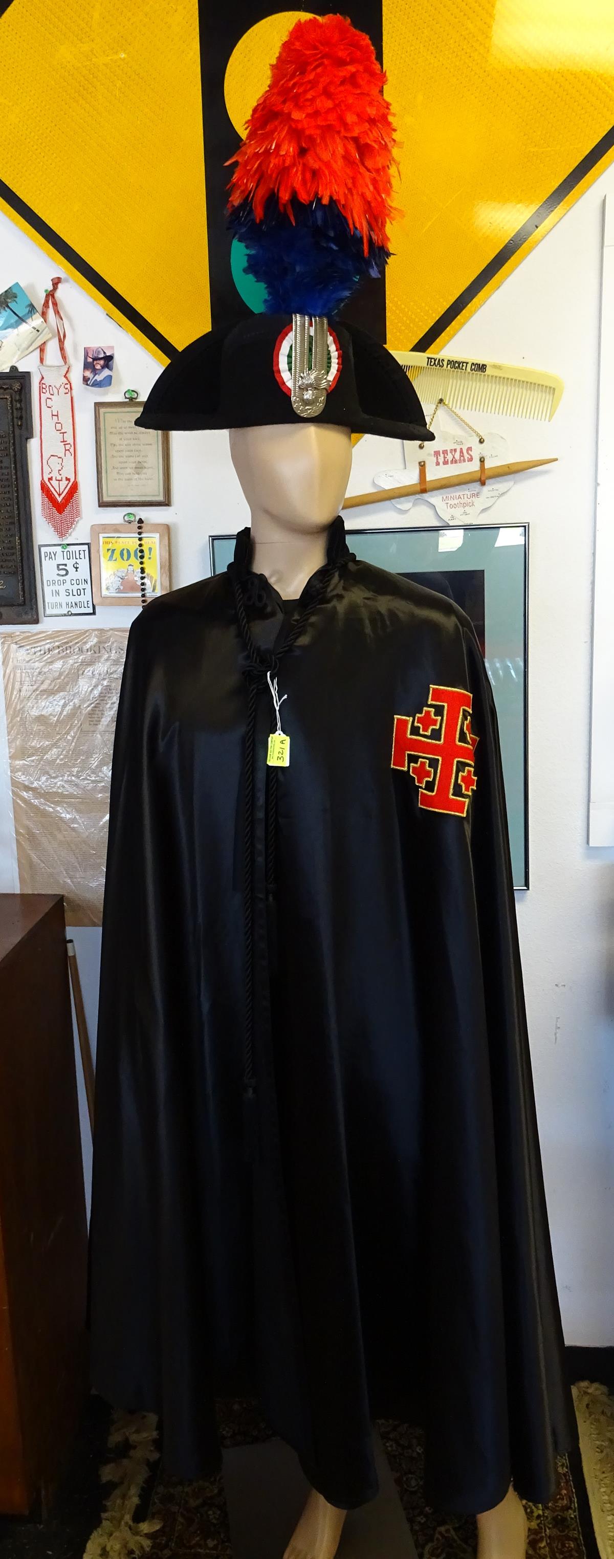 SWISS GUARD PLUME CAP AND CAPE: SEE TITLE