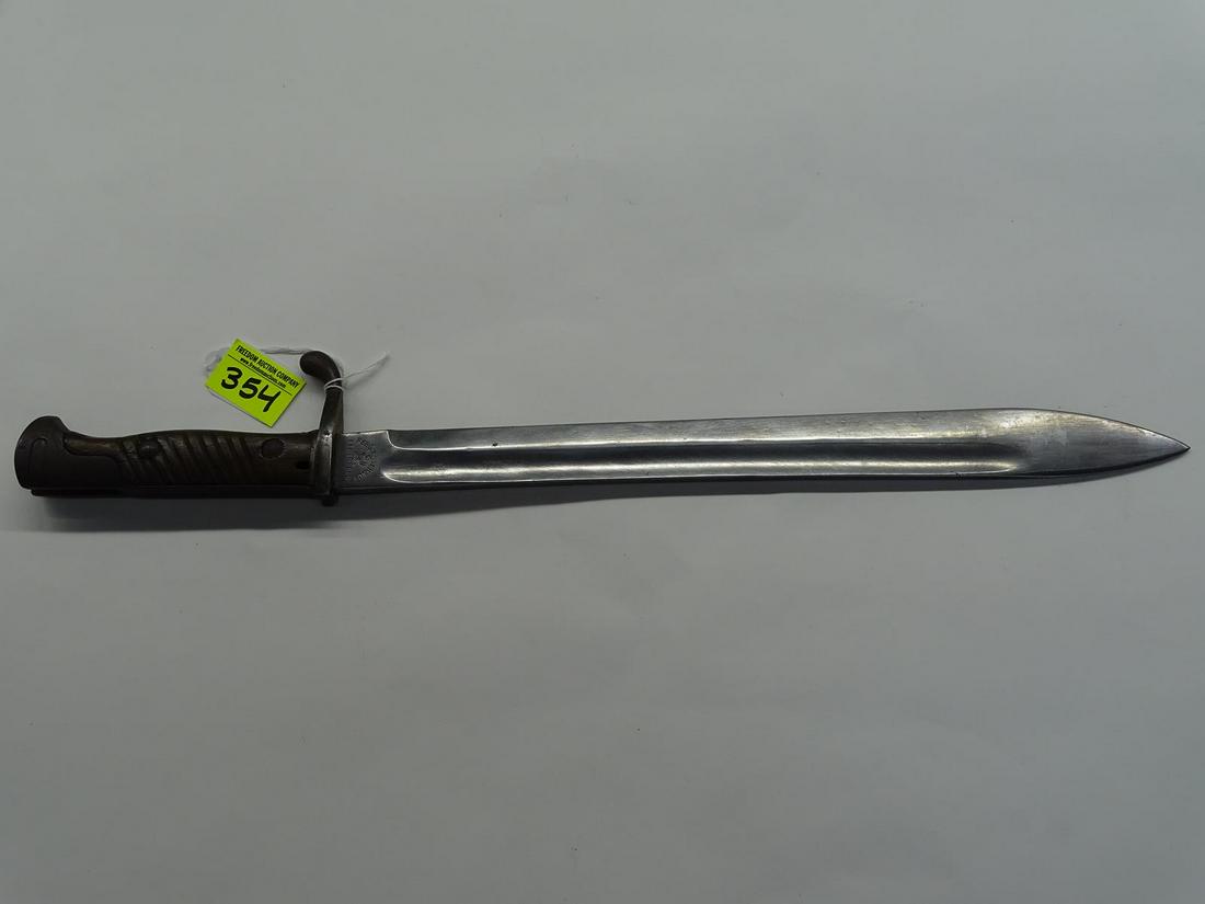 WWI GERMAN "BUTCHER" KNIFE BAYONET: FERD. ESSER & CO. - ELBERFELD