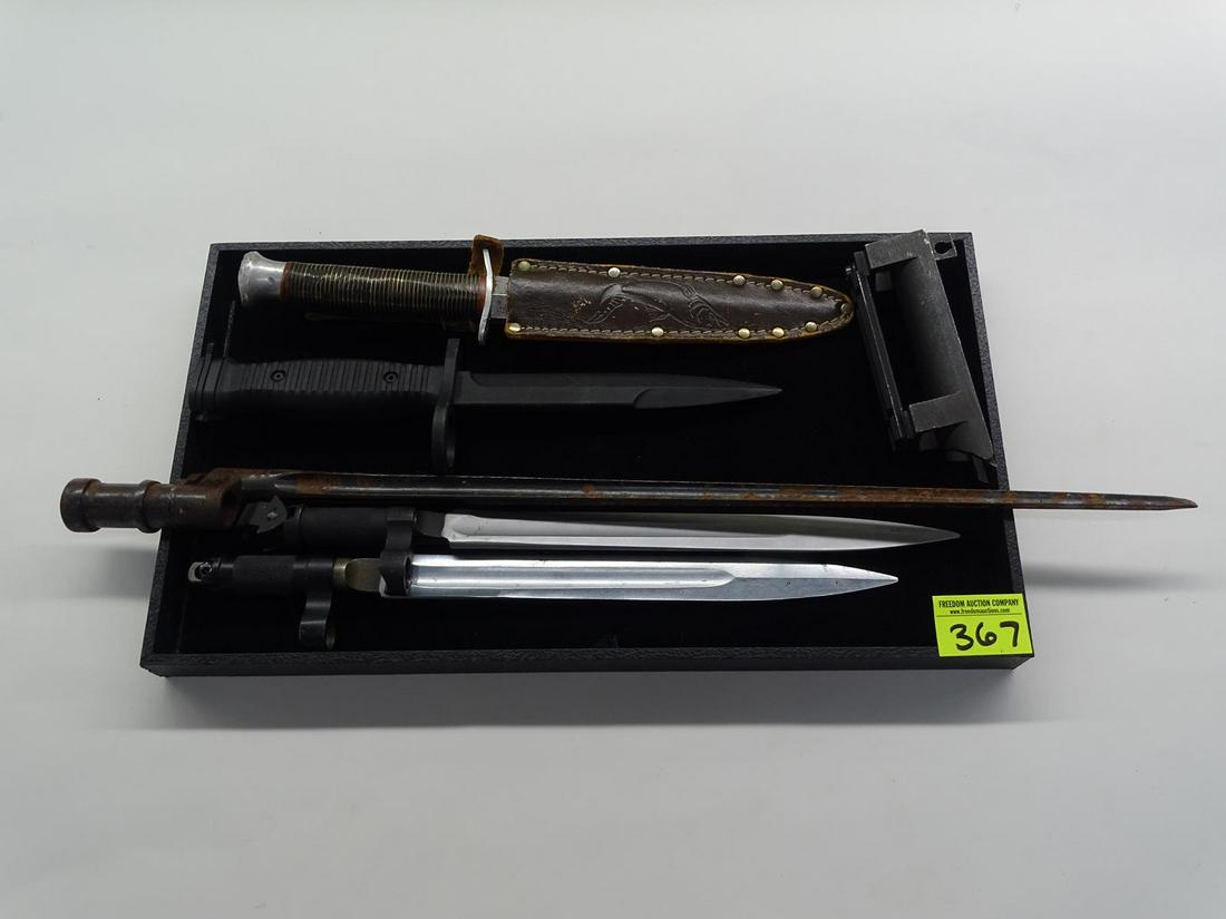 MIXED LOT OF MILITARY BAYONETS: SEE TITLE