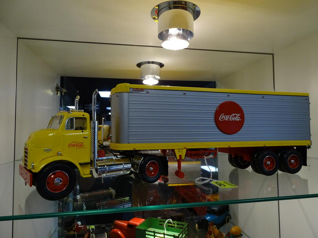 ERTL GMC COCA-COLA TRACTOR TRAILER: 18"L