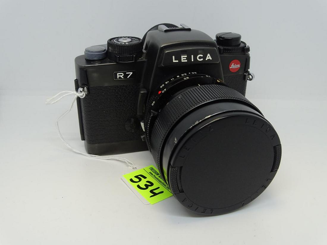 LEICA R7 CAMERA: 35-70 LENSE