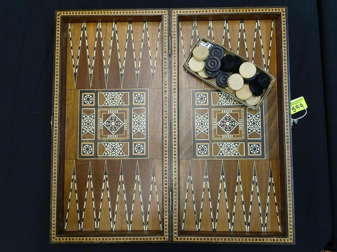 INLAID GAMING BOARD: SEE TITLE