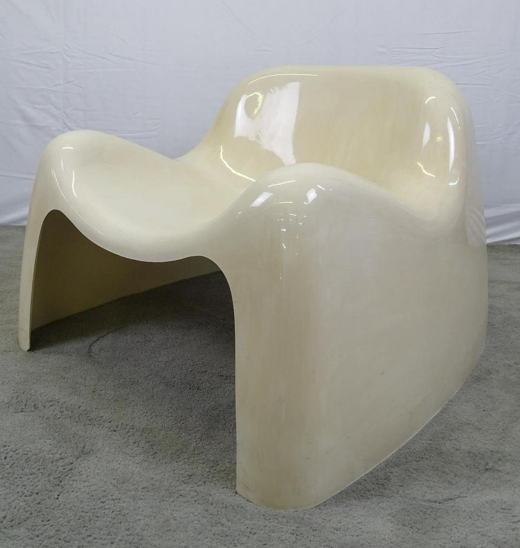 SERGIO MAZZA FOR ARTEMIDE TOGA CHAIR: C.1960'S. GOOD VINTAGE CONDITION, HAVING MINOR WEAR AND SMALL CHIP IN BASE.