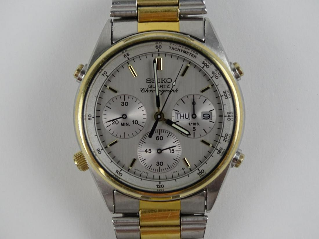VINTAGE SEIKO MEN'S WRISTWATCH: 7A38-7069. NOT RUNNING