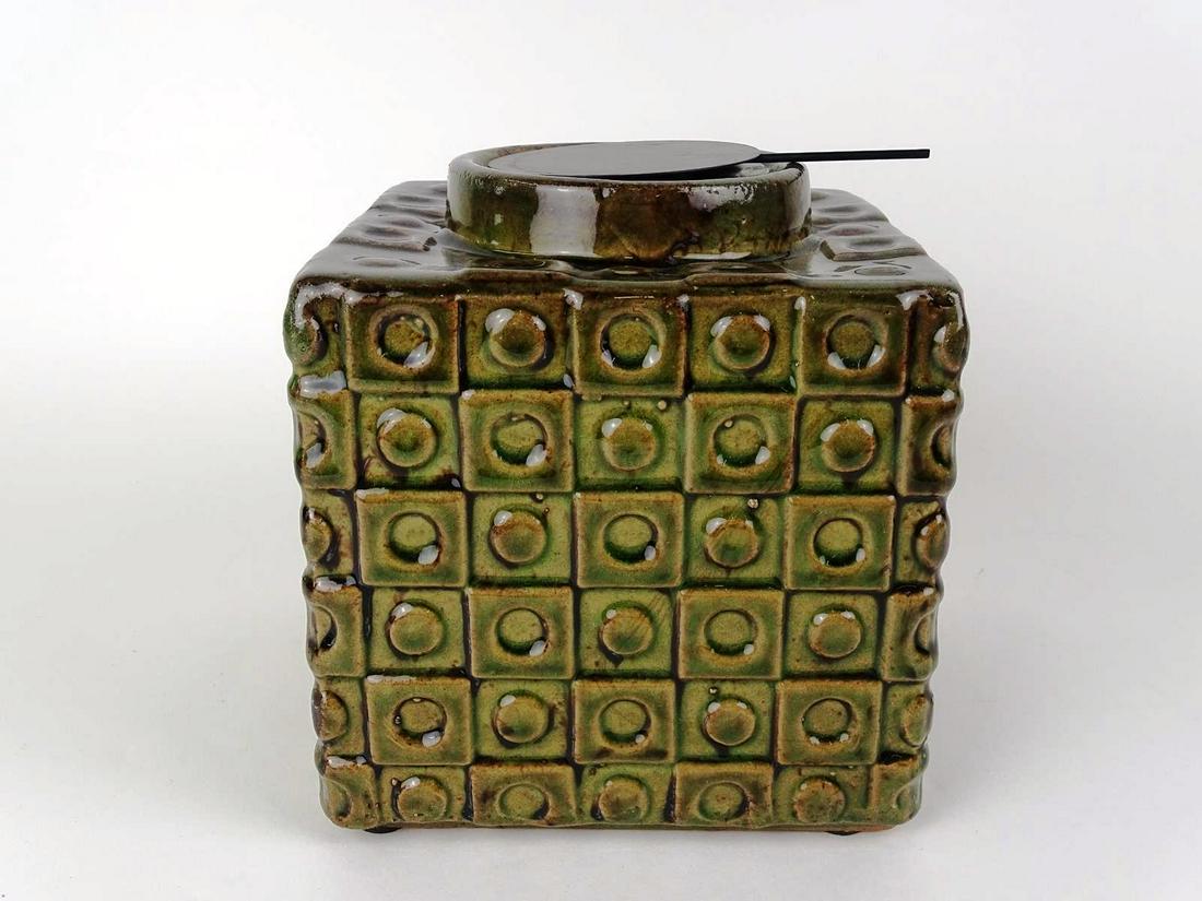 BITOSSI STYLE MID-CENTURY ASHTRAY: 7"H